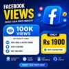 Fast 100K Facebook Video Views