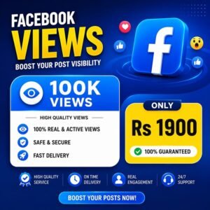 Fast 100K Facebook Video Views