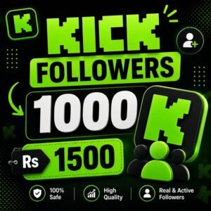 Grow 1000 Kick Channel Followers