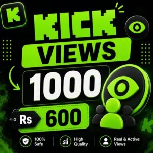 Get 1000 Kick Live Stream Views