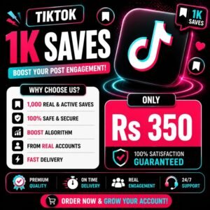 1000 TikTok Video Saves Package