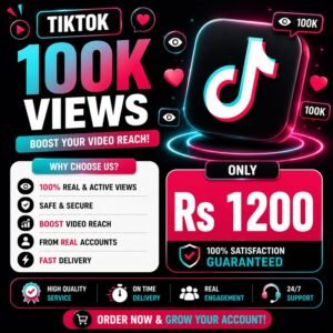 Fast Delivery 100K TikTok Video Views