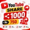 Boost YouTube Video Shares - 1000 Pack