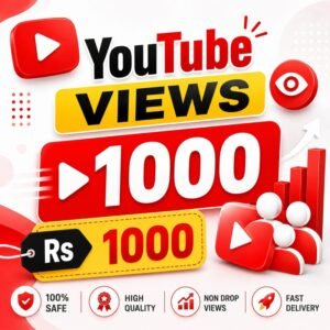 Real 1000 YouTube Video Views